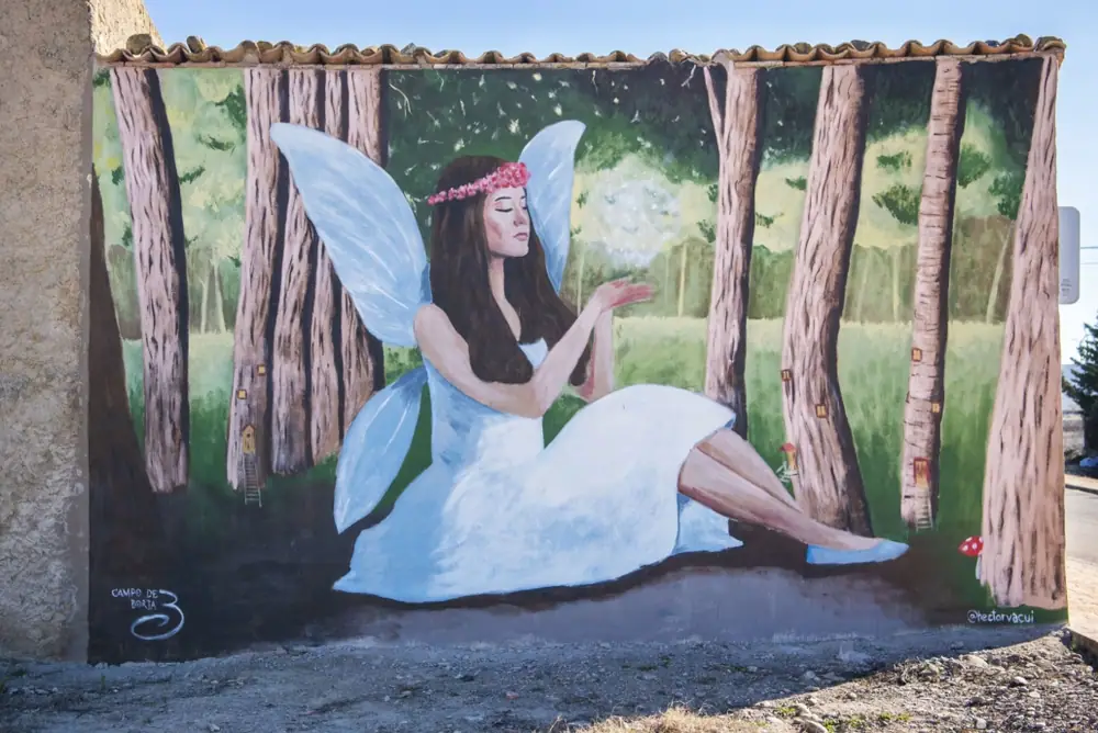 Imagen de «Mural de Bureta, «Bureta Encantada»»