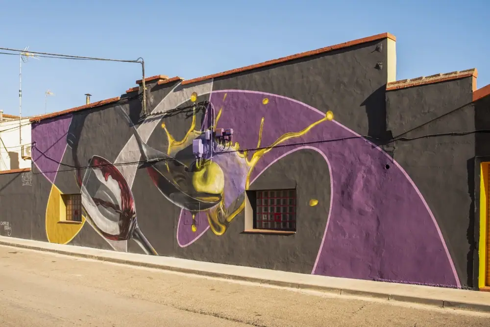 Imagen de «Mural de Magallón, «Saborea Magallón»»