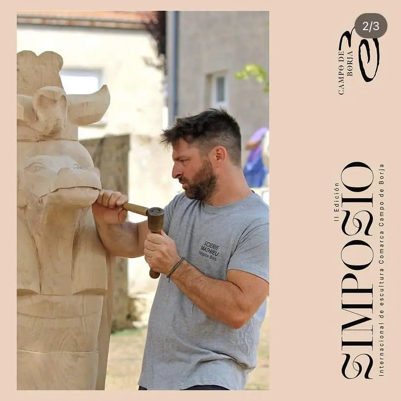 Imagen de «II Edición del Simposio Internacional de Escultura en Ainzón»