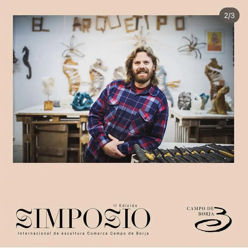 Imagen de «II Edición del Simposio Internacional de Escultura en Ainzón»