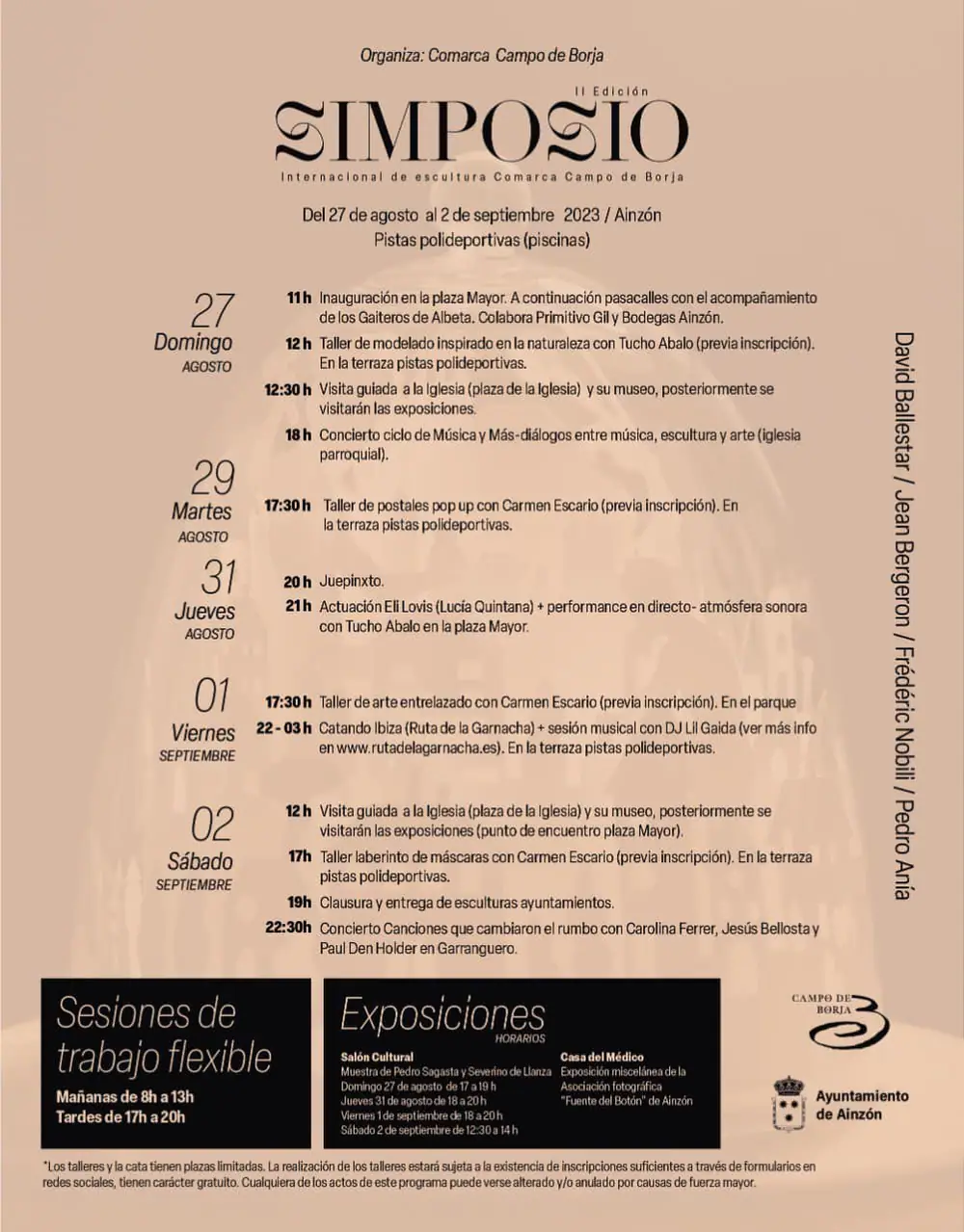 Imagen de «II Edición del Simposio Internacional de Escultura en Ainzón»