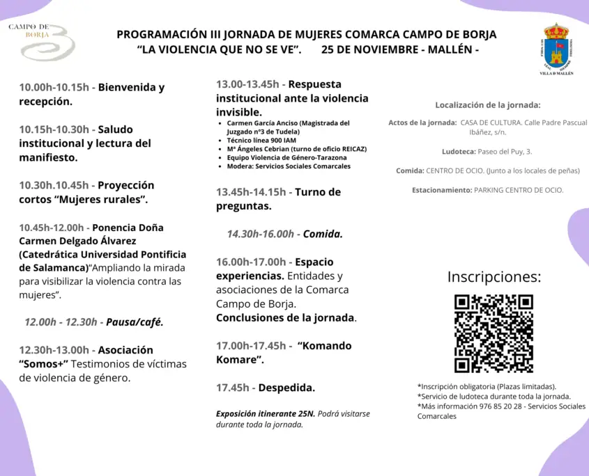 Imagen de «III Jornada de Mujeres. Comarca Campo de Borja.»