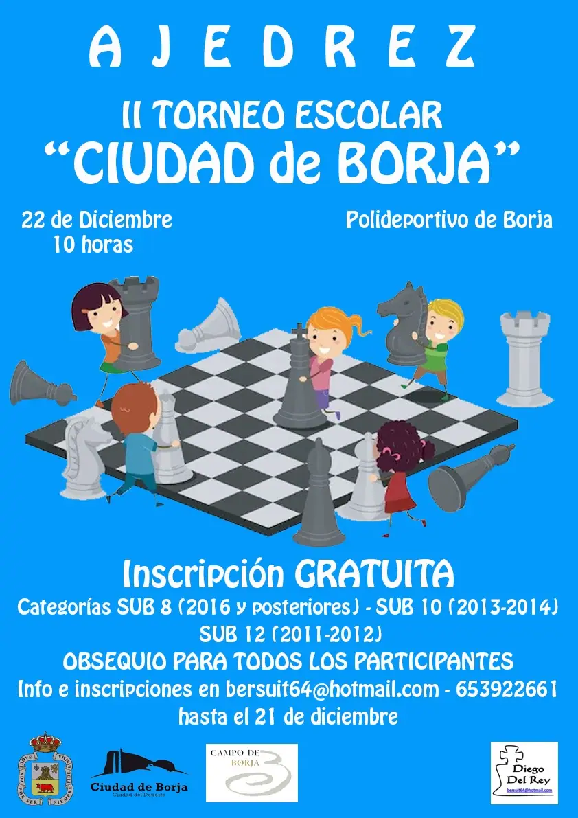 Imagen de «II Torneo de Ajedrez en la Ciudad de Borja»